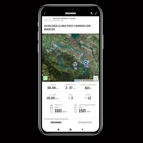 GPS sur l'application Mymondraker